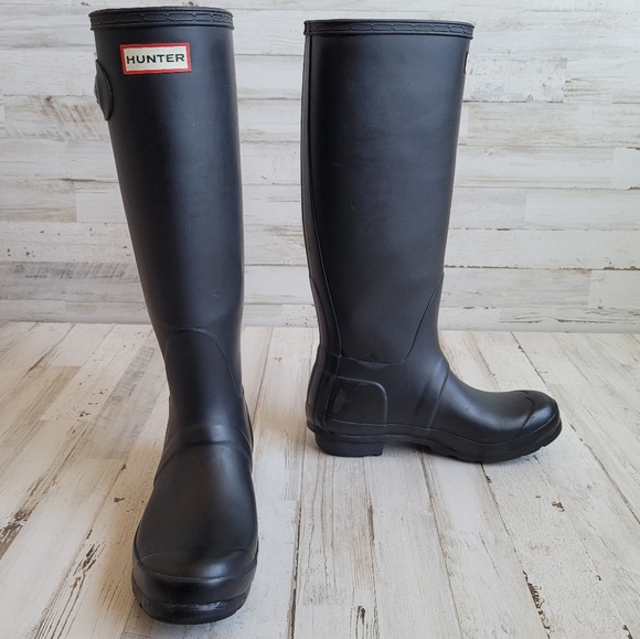 Hunter Shoes - Hunter Matte Black Rain Boots